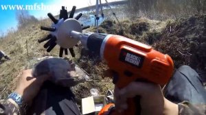 Перосъемная насадка на дрель "Дак Мастер" для ощипывания дикой птицы