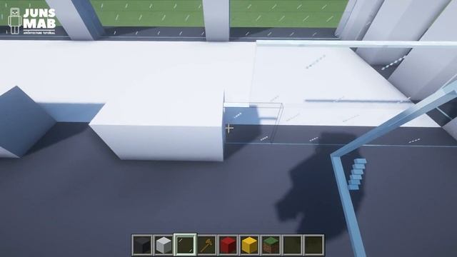 A real architect's building houses in Minecraft tutorial / Modern Concrete House #149 смотреть онлайн
