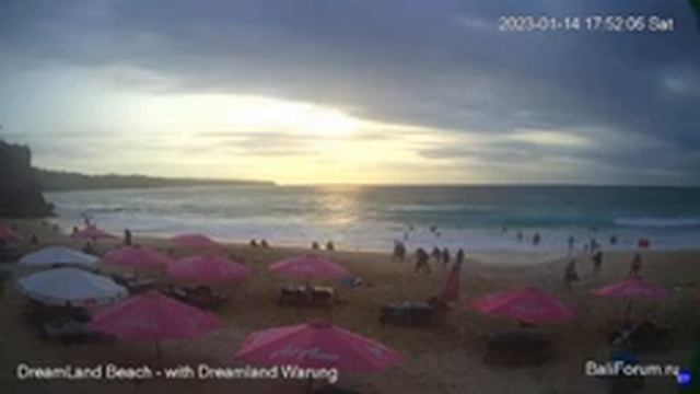 ? LIVE Dreamland Beach Bali Indonesia смотреть онлайн