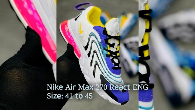 Nike Air Max 270 React ENG (Size: 41 to 45) смотреть онлайн