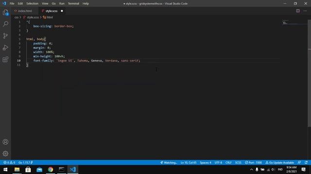 Grid System With SCSS смотреть онлайн