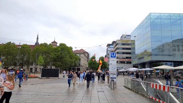 [4K] Stuttgart Germany 2023 | Walking Tour Stuttgart | 4K Video