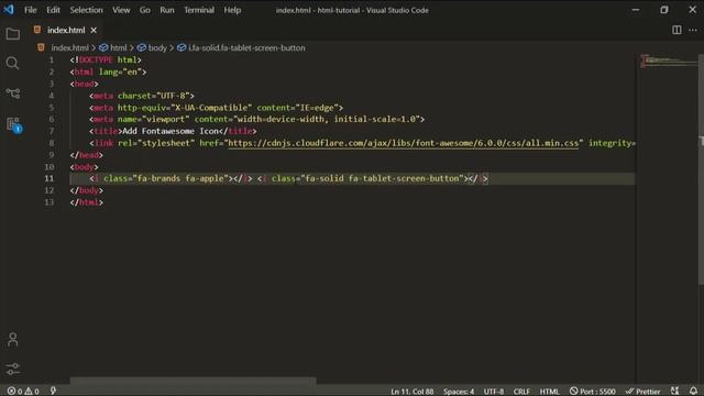 How To Add Font Awesome 6 To Html | Font Awesome 6 смотреть онлайн