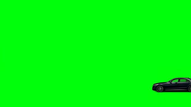 Mercedes-Benz Car Stock Footage Green Screen HD