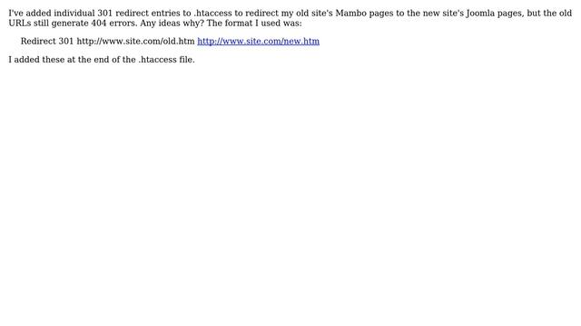 .htaccess 301 redirect produces 500 internal server error смотреть онлайн