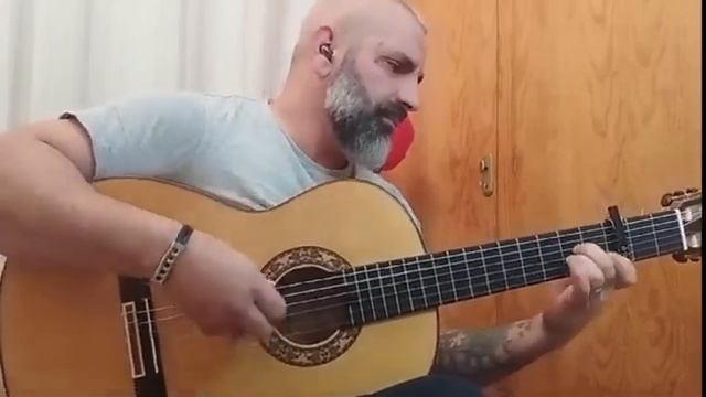 Mercado Persa vals bulería (Moraito) En tono de TARANTA (Guitarra Flamenca) смотреть онлайн