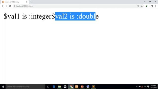 Data type with Return function in PHP смотреть онлайн