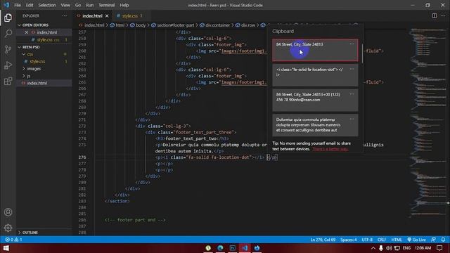 PSD to HTML Project | Footer part design | HTML5, CSS3, Bootstrap 5 смотреть онлайн
