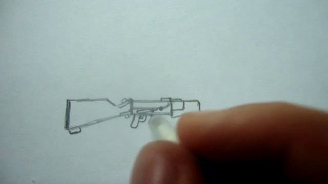 Как нарисовать автомат ак 74 смотреть онлайн