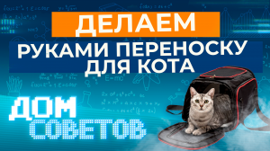 Делаем руками переноску для кота