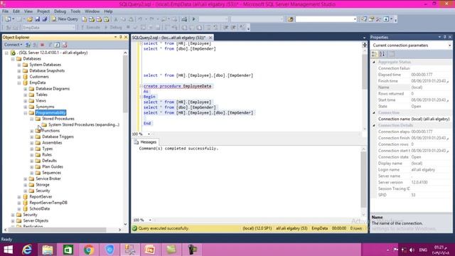 26. create Stored Procedure In SQL Server смотреть онлайн