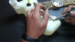 Ремонт бака бензотриммера