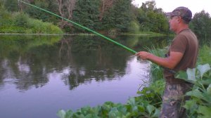 Рыбалка на поплавок в августе 2022 на речке