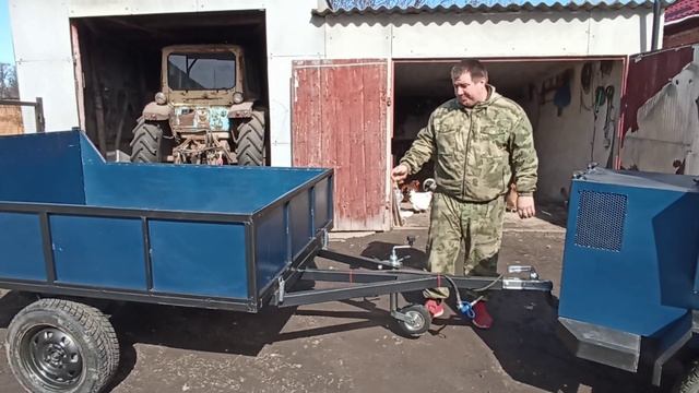 Самодельный прицеп смотреть онлайн