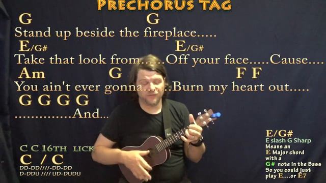 Don't Look Back In Anger (Oasis) Ukulele Cover Lesson in C with Chords/Lyrics смотреть онлайн