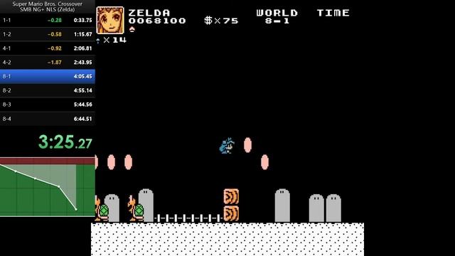 Supre Mario Bros. Crossover NG+ NLS (Zelda) Speedrun (6:43.066) смотреть онлайн