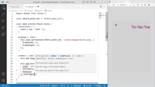 Creating Game Prototypes with Phaser 3 - Tic Tac Toe - Part 1 смотреть онлайн