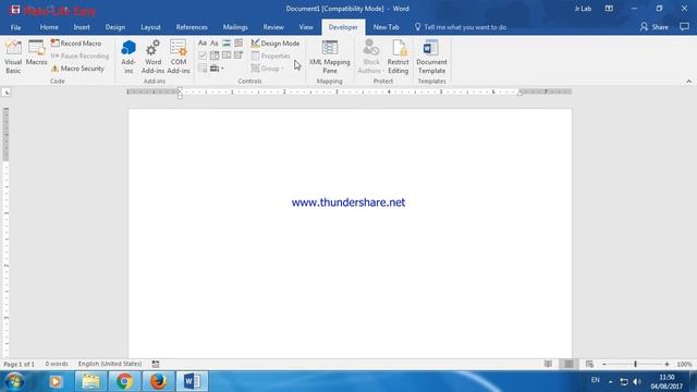 XML Mapping Panel in Word File смотреть онлайн