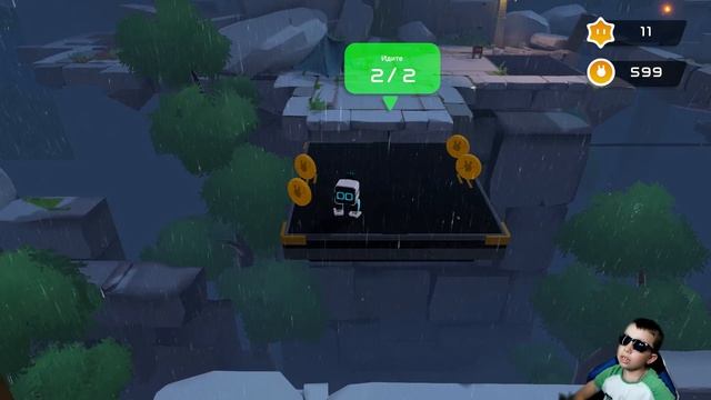 Игра Biped. Часть 3-Дождливые руины. Отправляемся открывать маяки роботов спасающих мир! смотреть онлайн
