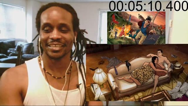 Archer Danger Island s9x3 Different Modes of Preparing the Fruit reaction смотреть онлайн