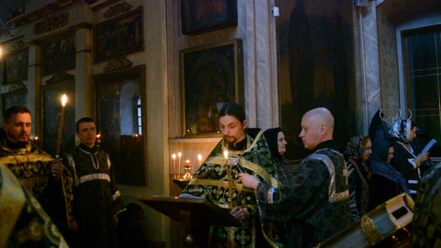 19 марта 2017 год. Калуга. Свято-Никольский храм. Пассия. Фрагменты богослужения смотреть онлайн