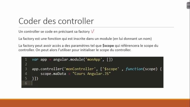 AngularJS - Part 1 - les concepts de base смотреть онлайн
