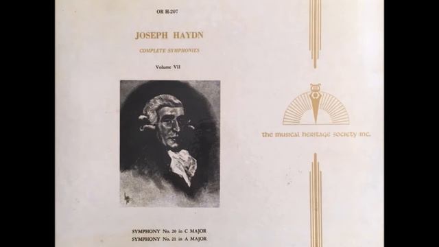 Haydn: Symphony No. 20 - Vienna Chamber Orchestra/Märzendorfer (1960s) смотреть онлайн