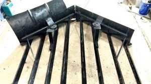 Диагональный скоростной отвал на фаркоп