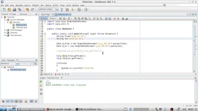 JAVA Tutorial | Easiest Way To Get List Of Dates Between Two Dates In Any Format | SimpleDateFormat смотреть онлайн