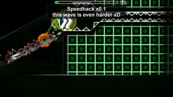 Scroll click + Speedhack 0.1 = STRAIGHT MINI WAVE ?!