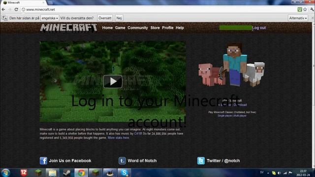 How to change skin | Minecraft 1.2.5 смотреть онлайн