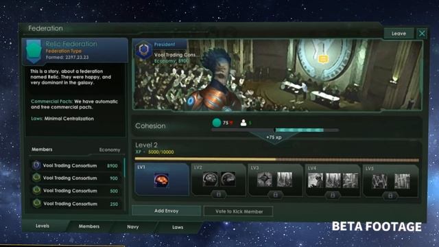 Lithoids & Federations - Stellaris 2.5 First Gameplay Info смотреть онлайн