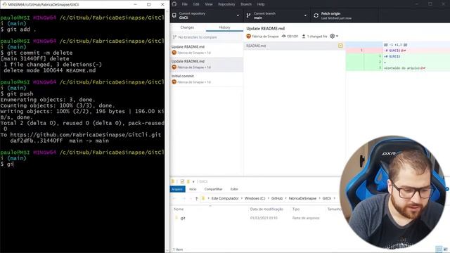 Git: Aprenda usar Reset e Revert na linha de comando (CLI) смотреть онлайн