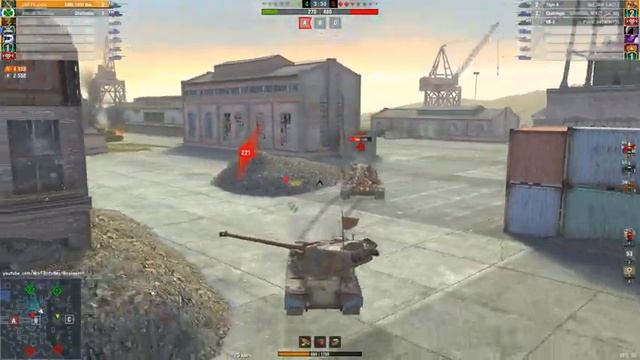 Super Conqueror, EMIL 1951 & BatChat 25t • WoT Blitz Gameplay смотреть онлайн
