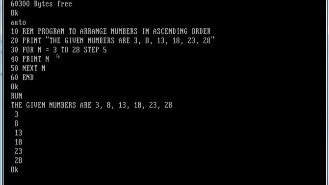 PROGRAMMING IN BASIC | ASCENDING DESCENDING ORDER смотреть онлайн