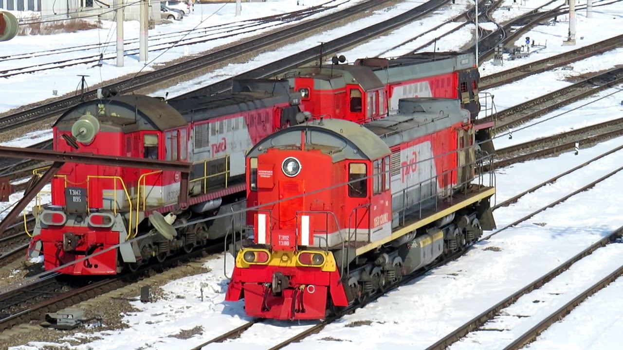 ТЭМ2-7389, ТЭМ2А-895 и ТЭМ2-1380 смотреть онлайн