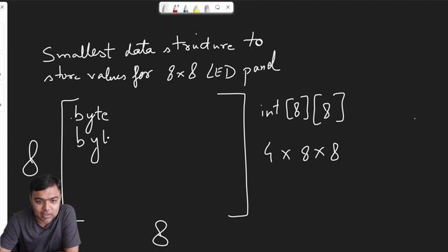 Bitwise Storage problem | Store 8x8 data solution | Data structures смотреть онлайн