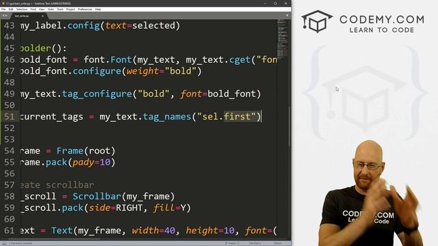 Text Widget Bold and Italics Text - Python Tkinter GUI Tutorial #102 смотреть онлайн