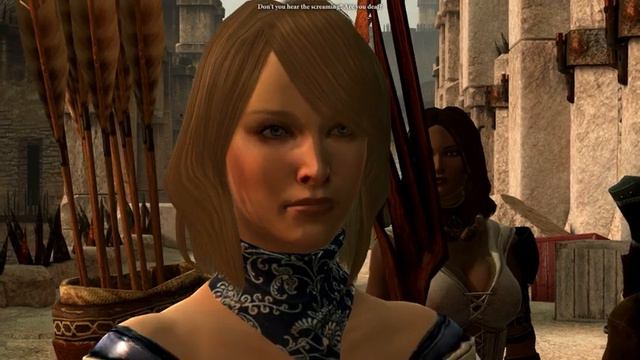 Dragon Age 2: Hawke pretends there's a fire смотреть онлайн