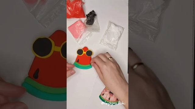 Арбуз из воздушного пластилина. Долька арбуза в отпуске смотреть онлайн