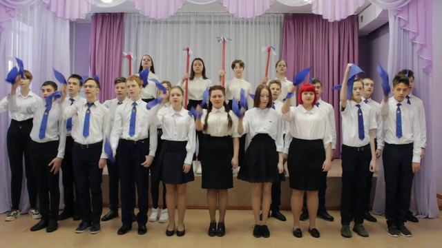 Фестиваль «Февральский ветер-2021», 8Б класс,песня «Москва, звенят колокола" МБОУ г.Иркутска СОШ №4 смотреть онлайн