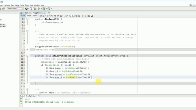 Java GUI 03: Save Data in Sqlite Database from JFrame form смотреть онлайн