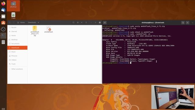 How to Flash BIOS on AMD Graphic Card using AMDVBFLASH on LINUX Ubuntu смотреть онлайн