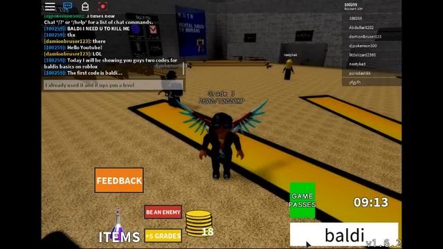 Baldi's Basics Roblox Codes! смотреть онлайн