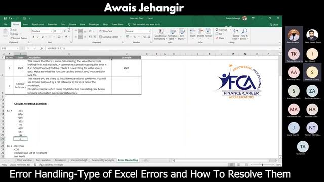 Financial Modeling Series - Error Handling : Type of Excel Errors and How to Resolve them смотреть онлайн