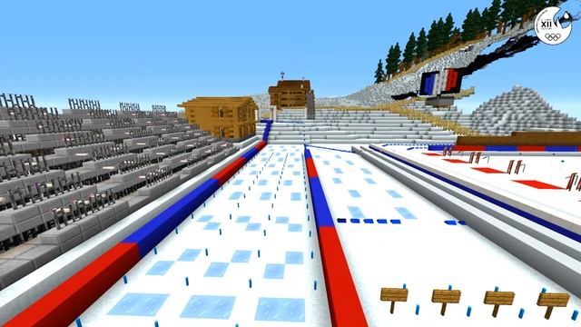 Pursuit Annecy World Cup Stage | 12 season | Minecraft Biathlon ZD смотреть онлайн