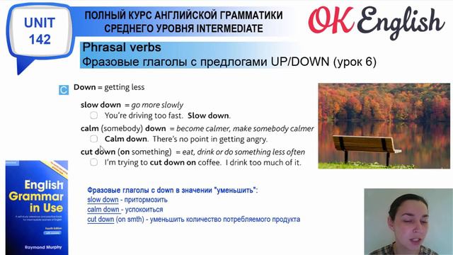 Unit 142 Фразовые глаголы - Phrasal verbs: послелоги UP / DOWN (урок 6) смотреть онлайн
