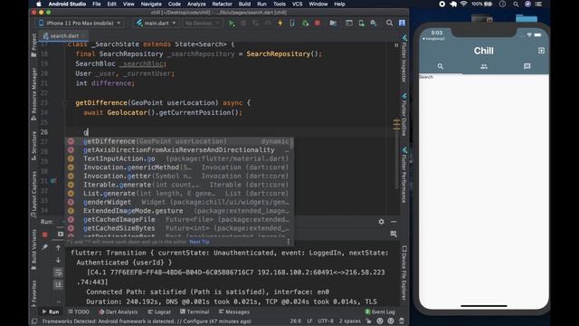 Build Flutter Tinder Clone with Firebase & BLoC #25/41 Search Page смотреть онлайн