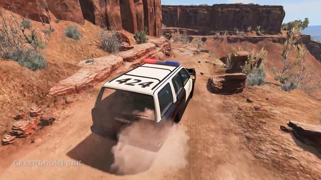Crazy Police Chases #110 - BeamNG Drive Crashes смотреть онлайн