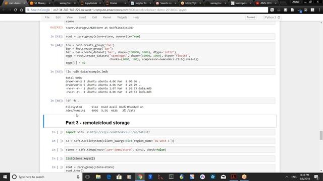 2018-03-08 ESIP Tech Dive: "Zarr: An open, scalable solution for big NetCDF/HDF data on the Cloud" смотреть онлайн